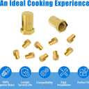 GRLP5 Range Natural Gas to Propane LP Conversion Kit, Brass, Compatible with Frigidaire replace A22390101 316243720 316243721 316243723 4980407 AP7213138