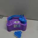 NuLink Balloon Pump Electric Portable Dual Nozzle Air Pump for Balloons Blower Pump Inflator for Decoration, Birthday Party [110V~120V, 600W, Purple]