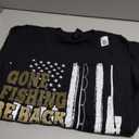 Gone Fishin' Be Back Soon To Go Huntin' Deer Hunting Fishing T-Shirt XL