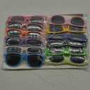 SUNOVELTIES 12 Pack Neon Colors Sunglasses Classic Retro Party Favors Sunglasses for Unisex Adult (Multicolor)