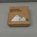 2-Pack Mini Crib Sheets Fitted - 38x26 Pack N Play Sheets for Pack and Play Mattress, Organic Cotton, Soft & Breathable Playard Bedding, Neutral Mini Toddler Bed Cover for Boys, Girls (Elly)