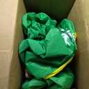 13FT Giant Dinosaur Christmas Inflatable Decorations, Built-in LED Lights, Strong Blower Huge Blow Up Yard Clearance Decor with Large Candy Cane Xmas Santa Hat Outdoor Indoor Holiday Party