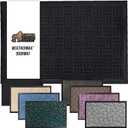 GORILLA GRIP 100% Waterproof All-Season WeatherMax Doormat, 47x35, Durable Natural Rubber, Stain and Fade Resistant, Low Profile, Indoor Outdoor Door Mats, Easy Clean Patio Entrance Mat, Midnight Maze (47" x 35")
