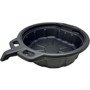 ValvoMax 16L Oil Drain Pan for Changing Oil - Large 4 Gallon (17 Quarts) Capacity with Pour Spout & Anti-Splash Lip, Heavy Duty with Carrying Handles - Sturdy and Easy to Clean
