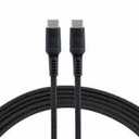 CELLCandy USB C Braided Charge and Sync Cable - Black 