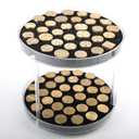 64-Slot Wax Seal Stamp Storage Case Waterproof Dustproof Great Tool for Organizing Sealing Wax Stamp Heads(Style 4)