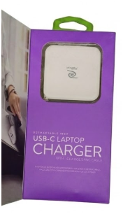 ReTrak Premier Series Retractable Travel Cable for on the go Charging. 100watt. USB-C Charger