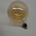 Philips 40W Equivalent Amber G63 Medium Dimmable LED Decorative Light Bulb - 1 Each