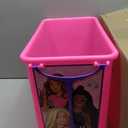 Barbie Store It All! Rolling Storage Bin  Extra-Large Organizer Case with Wheels & Handle for Barbie Dolls, Clothes, Accessories & Playsets  Pink Portable Travel Toy Box