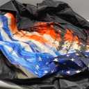 Spare Tire Cover American Flag Waterproof Dust-Proof Universal 15 Inch Wheel Protectors Camper Tire Cover Fit for RV Trailer Truck Jeep SUV Rav4 Motorhome Travel Trailer Accessories