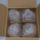 Woho Pink Candlestick Holders for Taper Candles Set of 4, Glass Taper Candle Holders Bulk for Birthday Party, Tea Lights Candle Holder for Wedding Festival