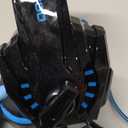 BENGOO G9000 Stereo Gaming Headset for PS4 PC Xbox One PS5 Controller, Noise Cancelling Over Ear Headphones with Mic, LED Light, 7.1 Surround Sound, Soft Memory Earmuffs for Nintendo Xbox Series X|S (Blue)