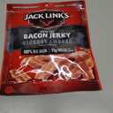 Jack Link's Bacon Jerky, Hickory Smoked - Flavorful Ready to Eat Meat Snack with 11g of Protein per Serving, Made with 100% Thick Cut Real Bacon, Protein Snack, Keto Friendly, 2.5 oz. (EXP 09/05/26)