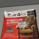 Felt Furniture Sliders for Hardwood Floors X-PROTECTOR 4 PCS 4 3/4 - Furniture Slider with Unique Design - Heavy-Duty Furniture Movers for Hard Surfaces - Felt Sliders - Move Your Furniture Easily!