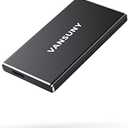 Vansuny 500GB Portable External SSD, USB 3.1 Gen2 450MB/s High-Speed Data Transfer, Metal USB C Mini Portable External Solid State Drive for PC, Laptop, Phones and More