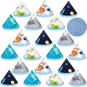 20 Pcs Velvet Pee Shield for Baby Boy Pee Cover Diaper Changing Accessory Reusable Cap Strong Water Absorption Shield for Newborn Gift