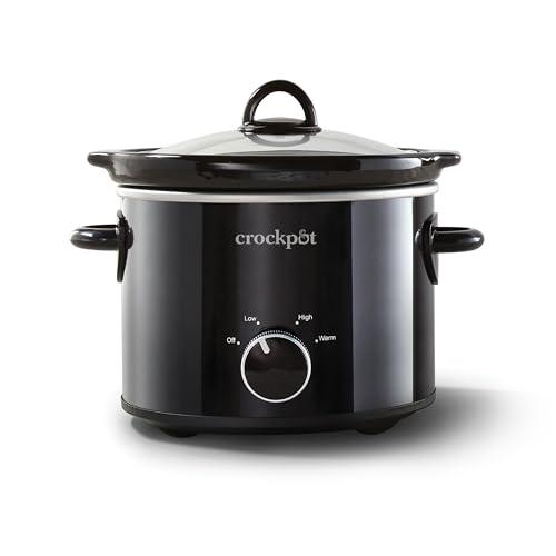 Crockpot 2-Quart Classic Slow Cooker Small Slow Cooker Black