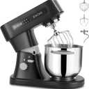 ZACME 7.4QT Household Stand Mixer 800W with Aluminum Die Casting Mixers Kitchen Electric Stand Mixer Metal Dough Mixer with Stainless Steel 7L Bowl, Dough Hook, Whisk and Beater
