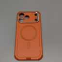 ESR for iPhone 17 Pro Max Case with Stash Stand, 7X Military-Grade Drop Protection with Camera Control, Shock-Absorbing Phone Rugged Cover, Compatible with MagSafe Accessories, Cyber Series, Orange