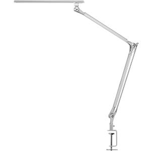 UPLIFTDESK E7 LED Desk Lamp with Clamp - 3 Color Mode Architect Desk Lamp | Dimmable Desk Lights for Home Office, Computer Desk Light with Adjustable Swing Arm, Modern Desk Lamp for Standing Desk