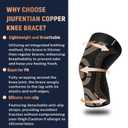 Copper Knee Brace Compression Sleeve for Women & Men (XLarge)