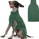 FUAMEY Dog Sweaters for Extra Large Dogs,Cold Weather Dog Knitwear,Thick Warm Dogs Turtleneck,Pet Pullover Cable Sweater,Pets Winter Clothes for Labrador,Golden Retriever Green XL