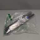 MEXAU 6PCS Small Tension Curtain Rod 27 to 38 Inch,Black Short Curtain Rods No Drilling,Loaded Expandable Spring Curtain Rods for Windows Kitchen,Closet,Cupboard,Door,Bookshelf