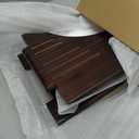 Foldable Toilet Stool, Acacia Wood Poop Stool for Potty Training, 7 Inch Wooden Bathroom Aid for Comfortable Posture (Walnut, Foldable)