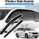 Odyssey Rain Guard - Window Visors for Honda Odyssey 2018-2025 2026, Out-Channel Side Window Rain Guards for Odyssey Accessories, 4PCS, Black, Car Accessories