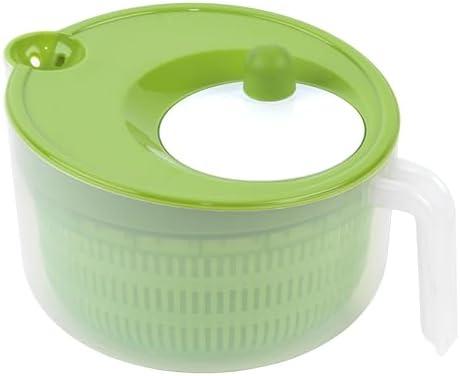 GoodCook Deluxe Salad Spinner - 5 Qt. Capacity, Easy Turn Knob, Built-In Pour Spout, Multi-Use Basket, Durable and Dishwasher Safe, Large Salad Spinner, Kitchen Essentials
