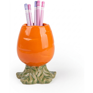 Ceramic Strawberry Vase, Cute Fresh Flowers Vases, Small Fruit Vases for Strawberry Party, Kitchen Decor(Red) (Small-3.5')