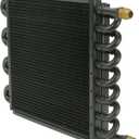 Derale 15300 Tube and Fin Cooler Core,Black