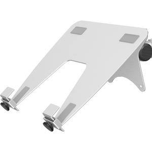 ergounion VESA Laptop Tray for Monitor Mount, Holds Laptops up to 17.3 Inches and 28.6 lbs, Fits 100x100mm VESA, Notebook Tray Office Desk Accessories, Silver