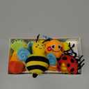 Infinno Baby Wrist Rattle Socks and Foot Finder Set, Perfect Baby Toys for 0-12 Months Newborn Boys and Girls As Shower Gifts, Garden Bug Series (One size fits all)