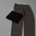 OQQ Women's 2 Piece Yoga Legging Seamless Workout High Waist Butt Liftings Athletic Leggings Medium