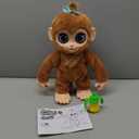 FurReal Peanut The Playful Monkey Interactive Toy, 15-inch Realistic Plush, Kids Toys for Ages 4 Up by Just Play (Large)