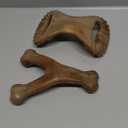 Benebone 2-pack Wishbone/Dental Durable Dog Chew Toys, Dog Toys for Aggressive Chewers, Real Bacon, Made in USA, Medium