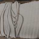 BEDELITE Velvet Quilt Set King Size, Luxury Velvet Comforter for All Season, Lightweight Soft Quilted Bedding Set, Striped Channel Oversized Bedspread Coverlet with 2 Pillow Shams, Ivory White