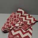 JOYIN 6 PCs Fabric Gift Bags Red Elegant Color with 3 Sizes for Each Season, holiday present Giving, Holiday Presents Dcor, Giant Gifts Decorations.