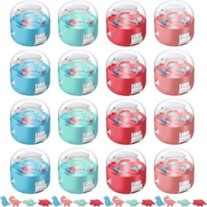 Meanplan Mini Claw Dinosaur Machine Toys, Mini Claw Machine Prizes for Kids Figures Arcade Grabber Game Christmas Birthday Gifts Party Favor for Boys Girls(Dinosaur Style, 16 Pcs)