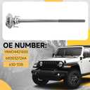 Rear Axle Shaft Assembly with Axle Bearing and Seal Fit for Jeep Wrangler 2007-2018 Wrangler JK 2018, Rear Left or Right, OE# 630-338, 630338, 68003272AA, YAWD4421830