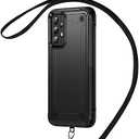DNTMZIN for Samsung Galaxy A53 5G Case, Military Grade Shockproof,Slim Fit Protective Cover for Samsung Galaxy A53 5G Case 6.5'', with Lanyard for Men and Women,-4-A53-Black
