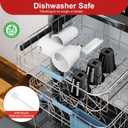 Slicer Shredder Attachment for Kitchen Aid Stand Mixer, Cheese Grater, Vegetable Shredder, Large Salad Machine with Vegetable Slicer, Salad Maker with 3 Blades, Dishwasher Safe