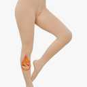 Women's 200D Thick Tights with Fleece Lining - Opaque Winter Pantyhose for Ultimate Warmth in 4 Classic Colors