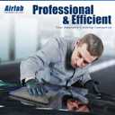 Airlab Microfiber Towels for Cars Wash Drying Auto Detailing, Highly Absorbent, Lint-Free, Streak-Free, All-Purpose Cleaning Cloths for Household, 16" x 16", Pack of 8, Grey