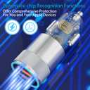 2 x [Apple MFi Certified] iPhone Fast Car Charger, Dual USB A Rapid Car Charger with 2x3Ft Lightning Cable Cord Compatible for iPhone 14/13/12/11/Pro Max/XS/XR/X/8 Plus/7/SE, iPad, Airpods