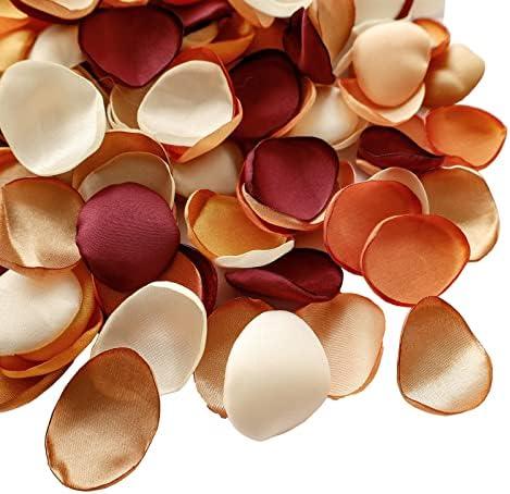 Lookein 300pcs Terracotta Rose Petals Satin Flower Petals for Wedding Flower Girl Basket Table Centerpieces Aisle Runner Party Confetti Bridal Shower Dinner Wedding Decoration Lookein 300pcs Terracotta Rose Petals Satin Flower Petals for Wedding Flower Girl Basket Table Centerpieces Aisle Runner Party Confetti Bridal Shower Dinner Wedding Decoration