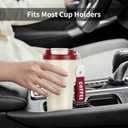 YCT Insulated Coffee Mug with Tea Strainer and Leak-Proof Design, Reusable Insulated Cup with Straw, 316 Stainless Steel Inner Liner Travel Mug for Hot and Cold Beverages