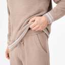 DAVID ARCHY Mens Pajamas Set Ultra-Soft Fleece Pajamas Warm Sleepwear Long Sleeve Lounge Set with Pockets (L)