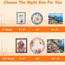 Dooiclear 5 Pack Acrylic Display Stand, Plate Stand for Display, Clear Easel Stand, Display Holder for Card, Frame, Picture, Magazine, Book, CD, Phone (Small/ 3 Inch)